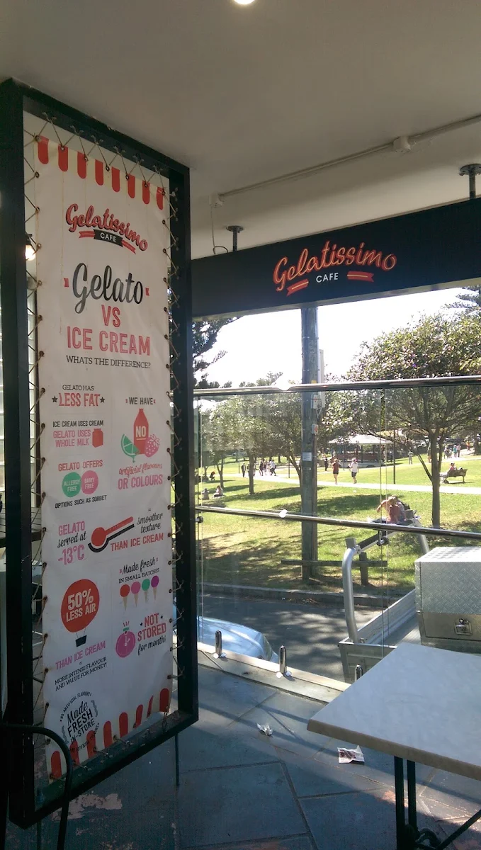 Menu, Gelatissimo Watsons Bay