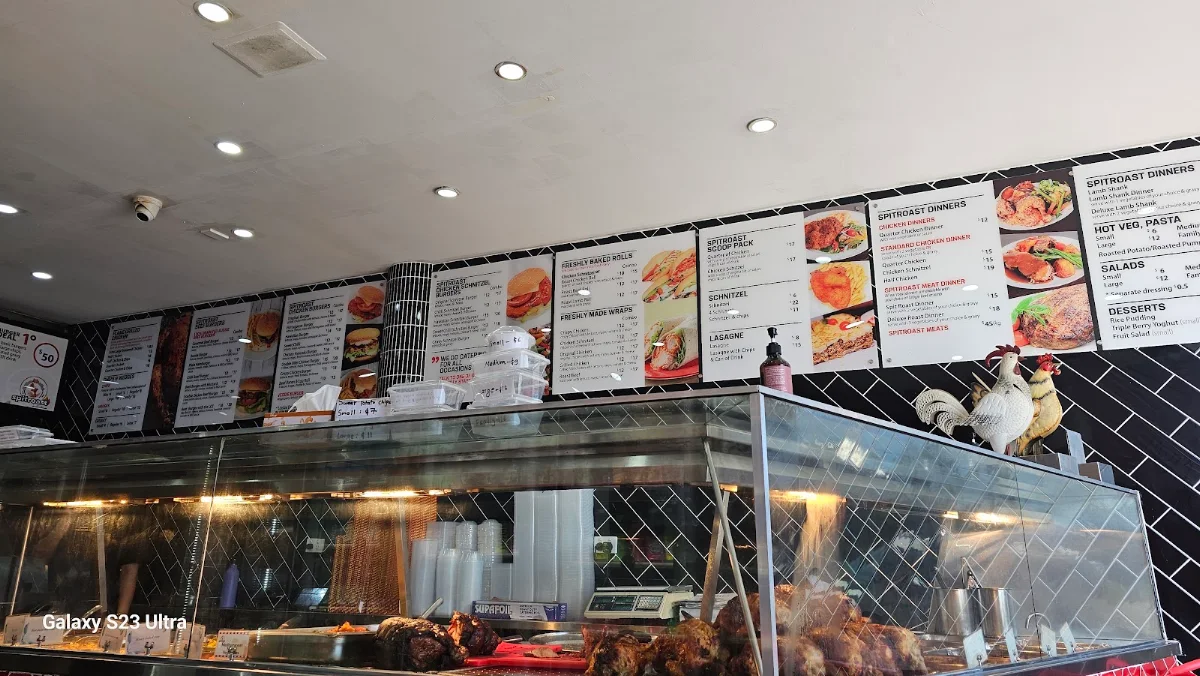 Menu, SpitRoast on Sutherland