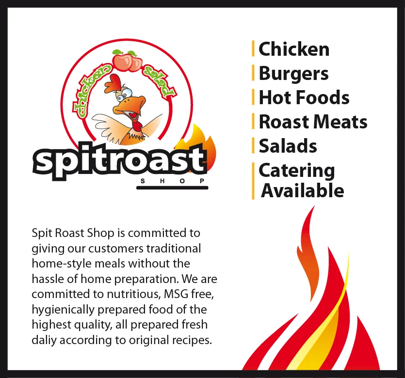 Menu, SpitRoast on Sutherland
