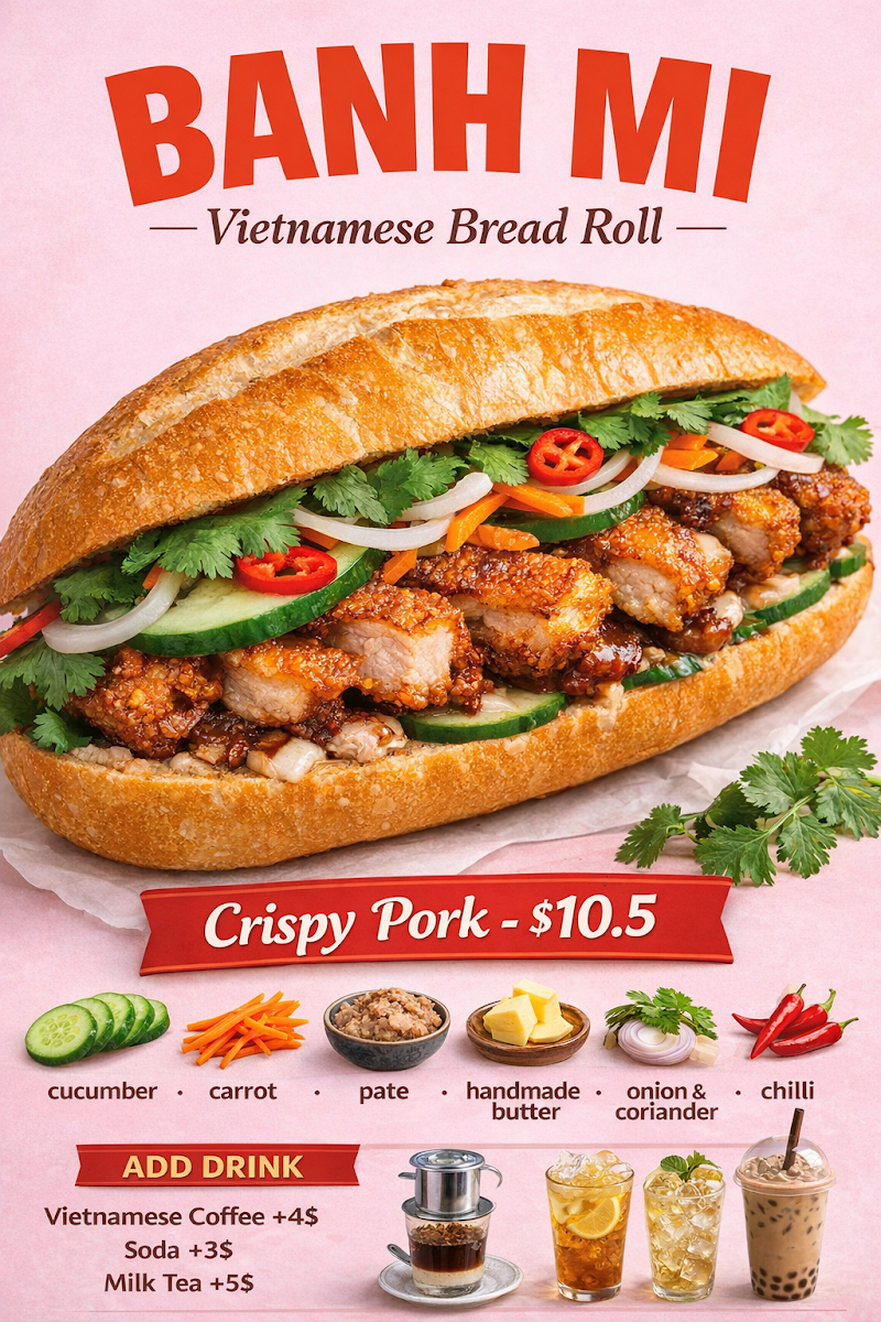 Menu, Topepop Tea