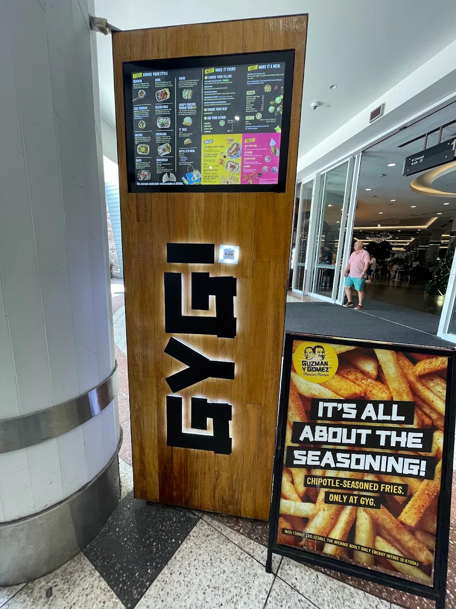 Menu, Guzman y Gomez - Westfield Chermside