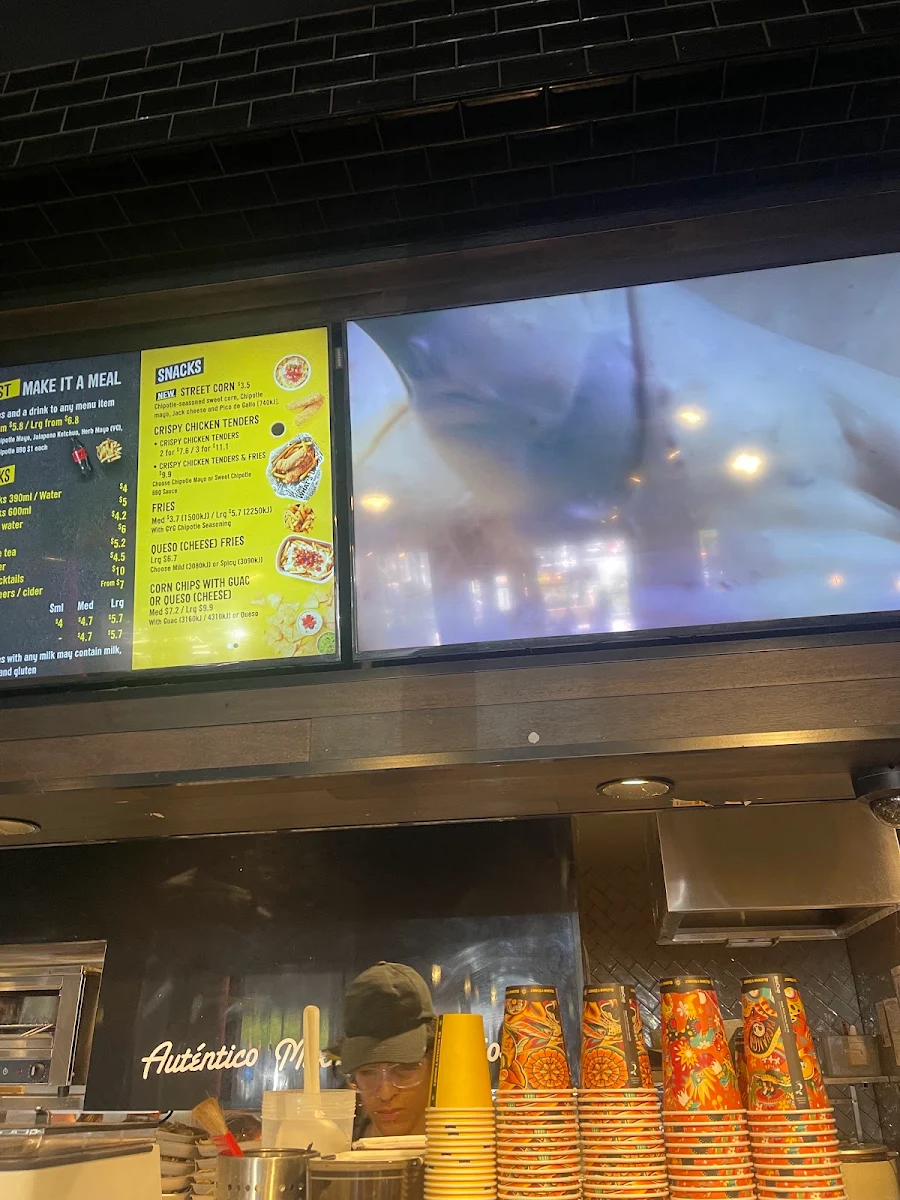 Menu, Guzman y Gomez - Westfield Chermside
