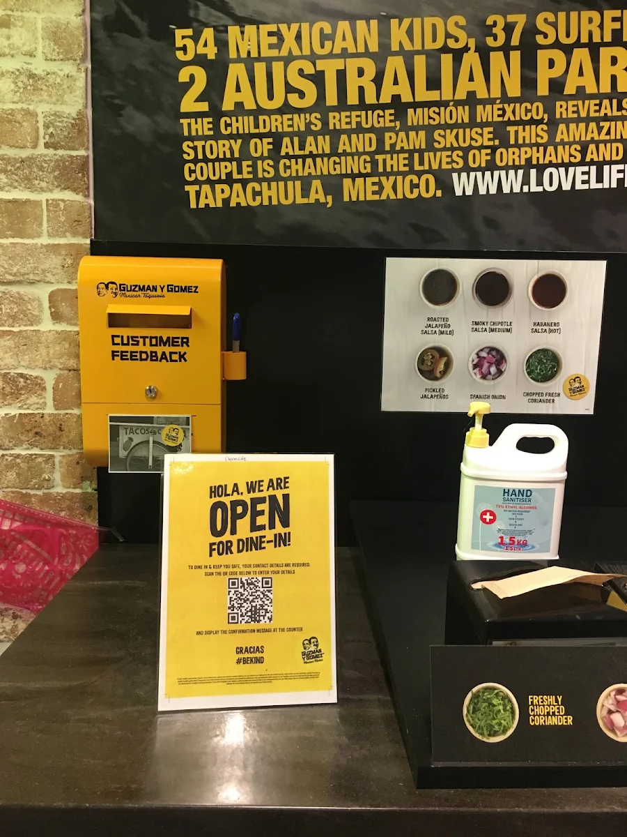 Menu, Guzman y Gomez - Westfield Chermside