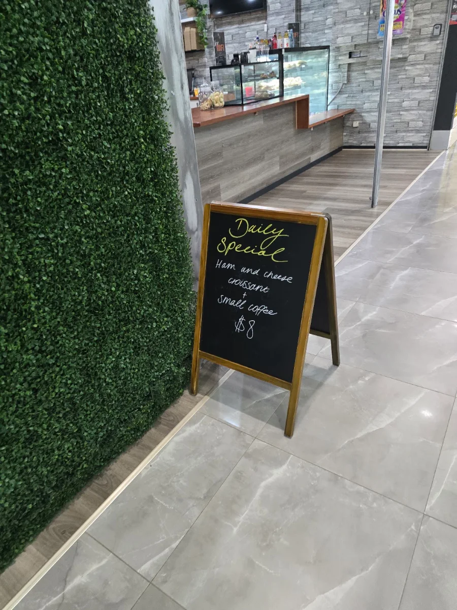 Menu, Naughty or Nice Cafe