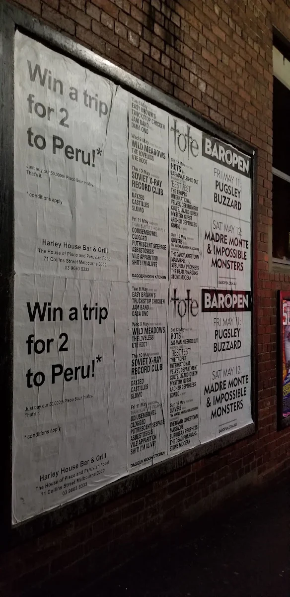 Menu, GoGo Bar