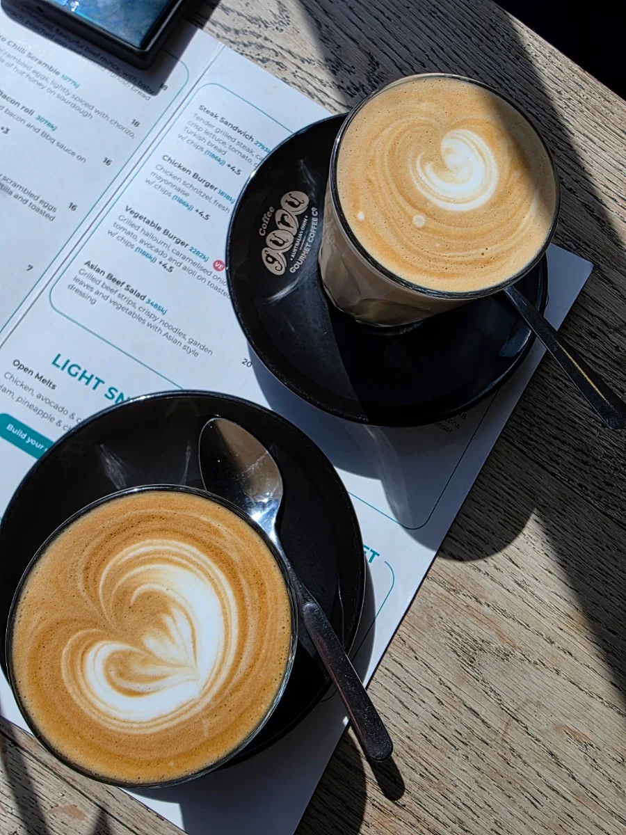 Menu, Coffee Guru Franklin