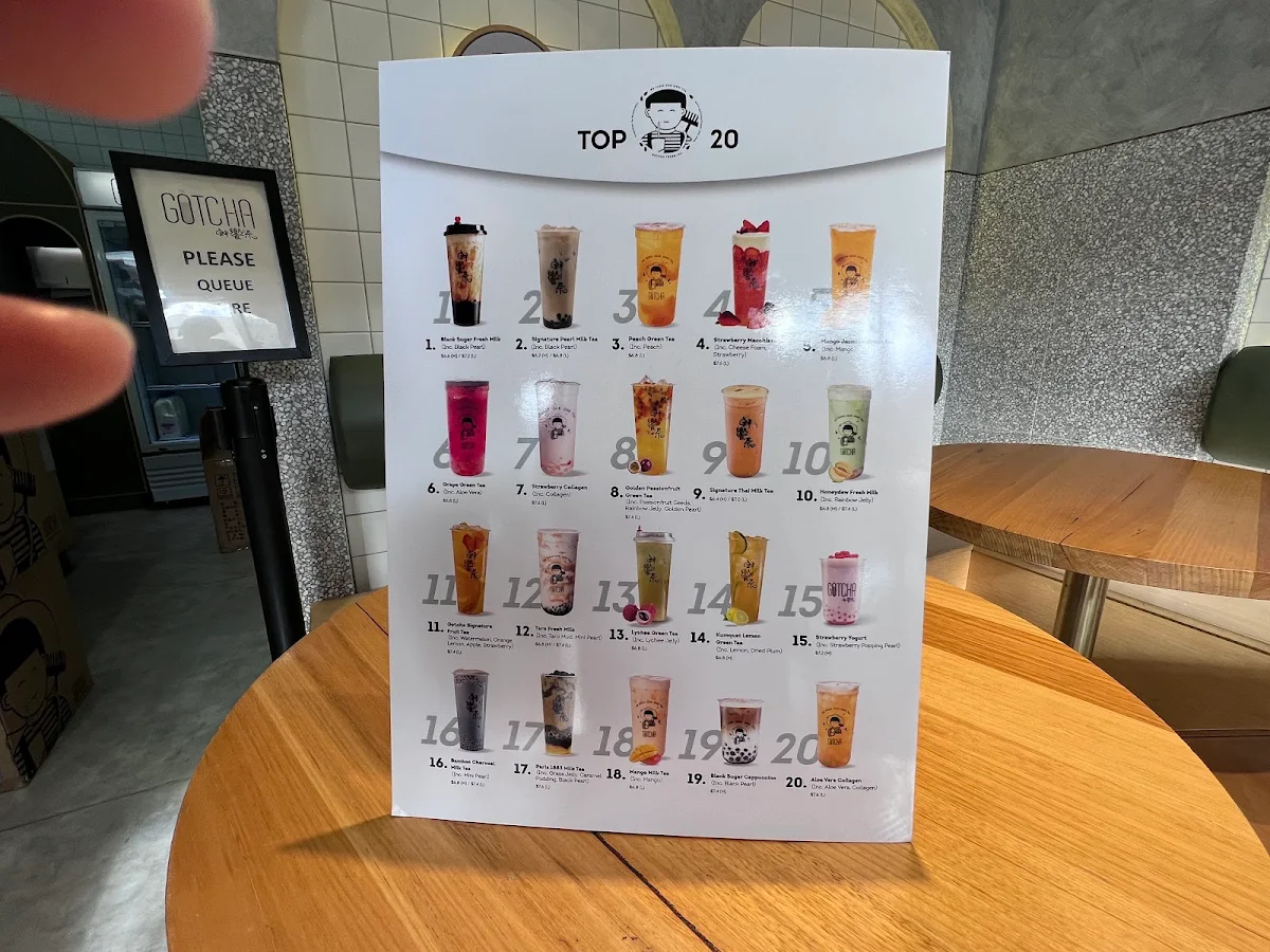 Menu, Gotcha