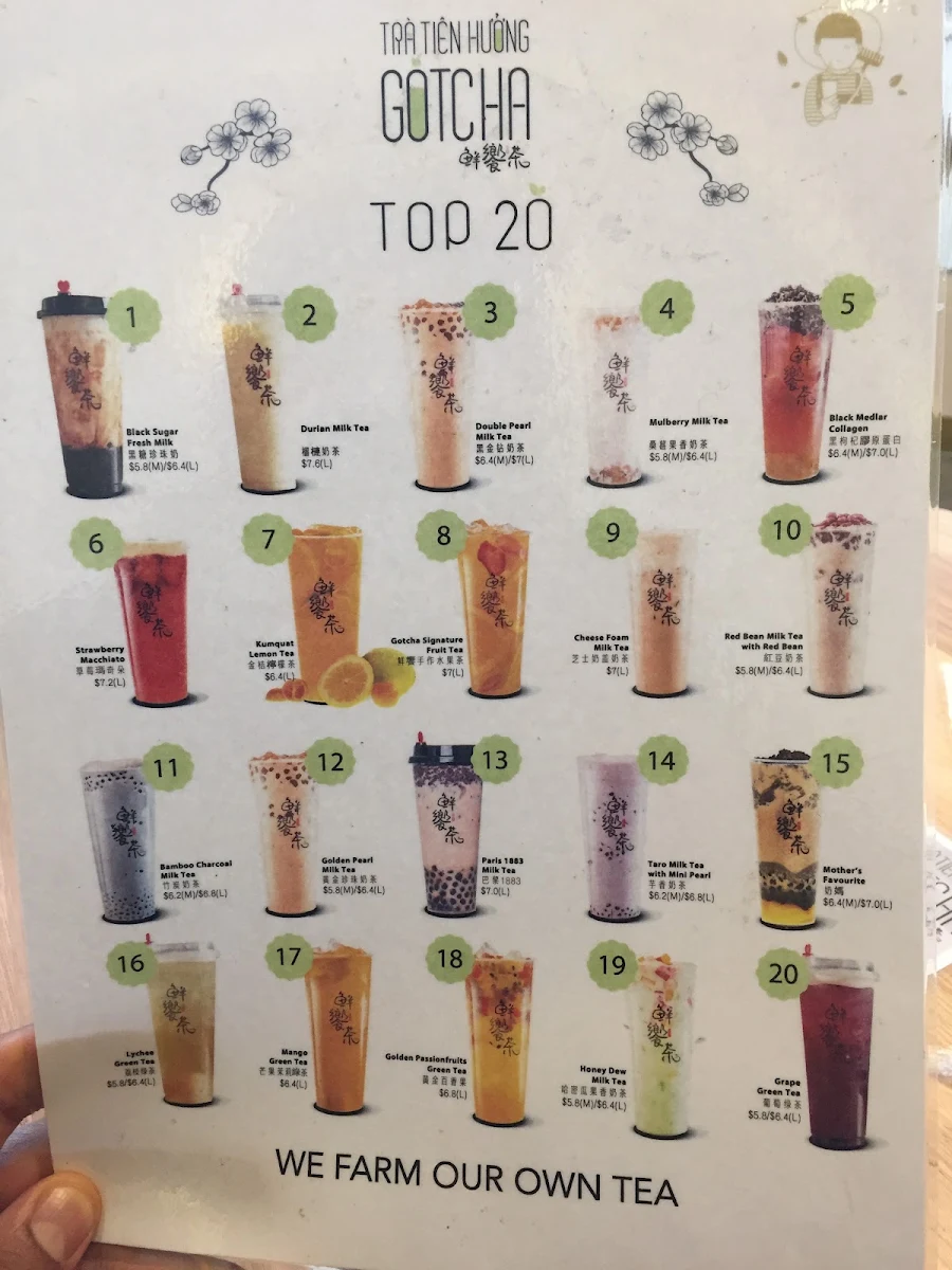 Menu, Gotcha