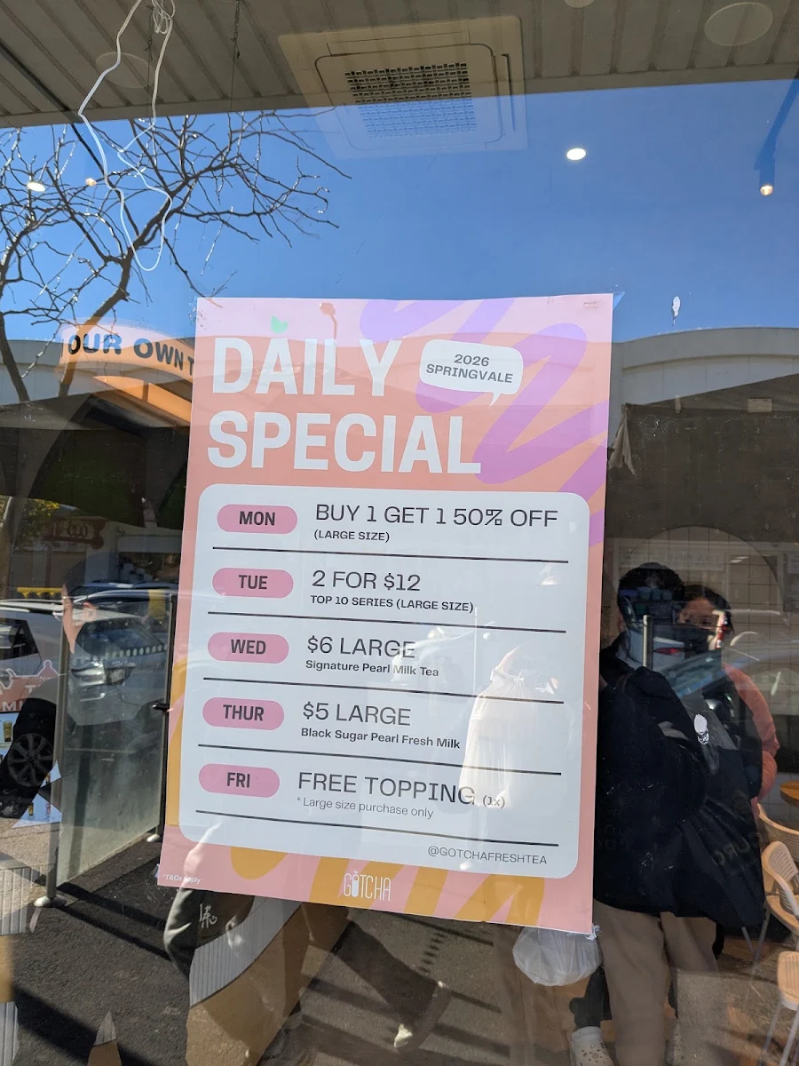Menu, Gotcha