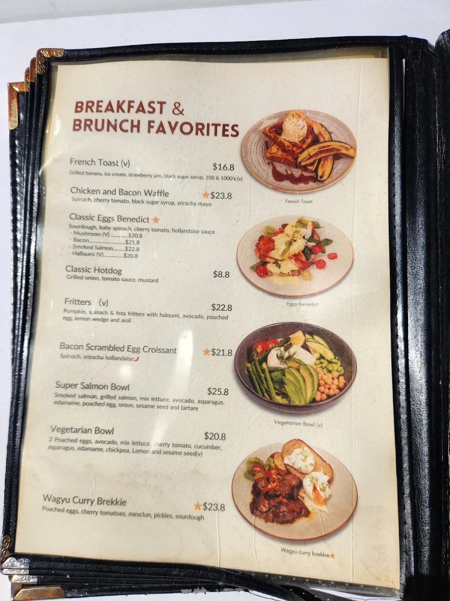 Menu, Anita’s Fusion