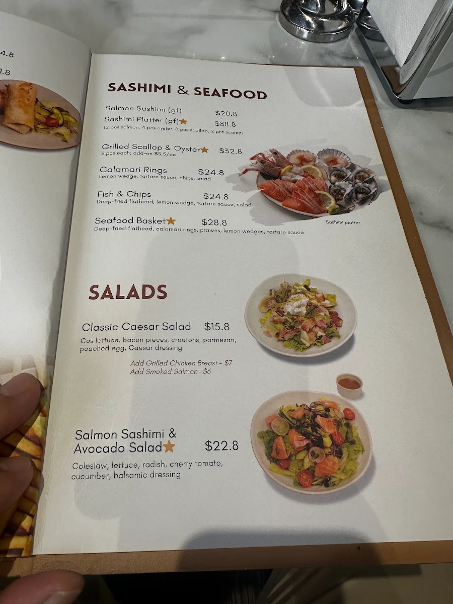 Menu, Anita’s Fusion