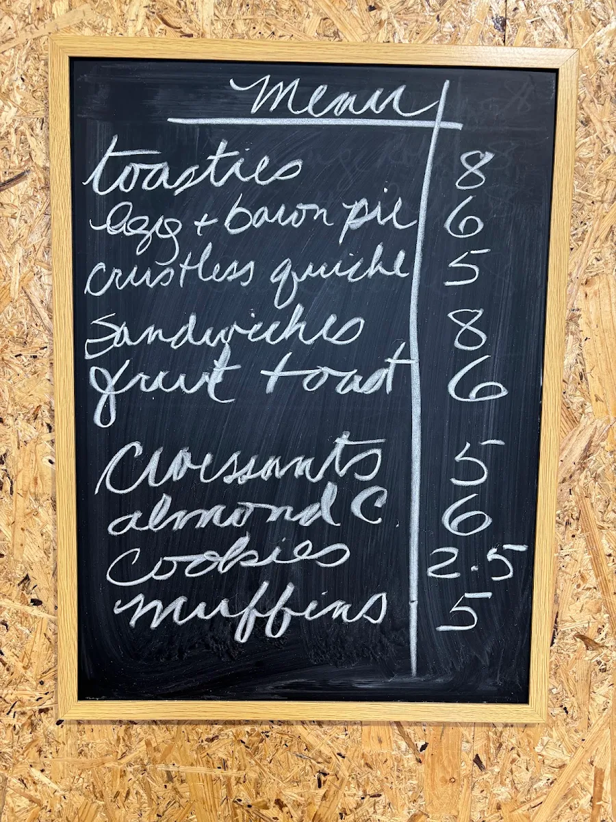 Menu, Park Street Pantry