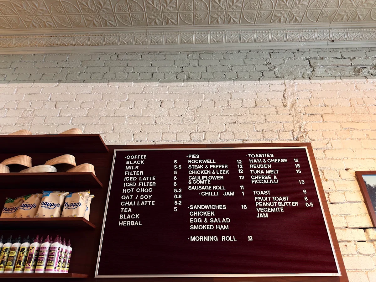 Menu, Falco Bakery - Smith St