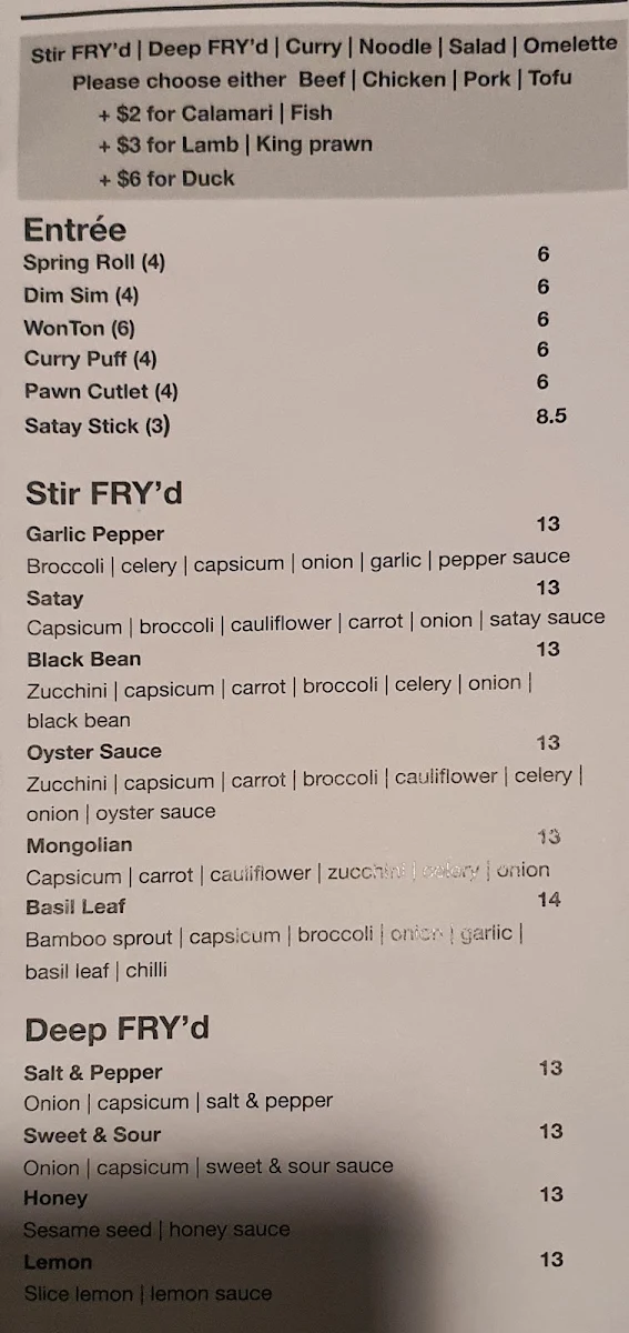Menu, Take-Out Time Cafe & Bakery Ipswich