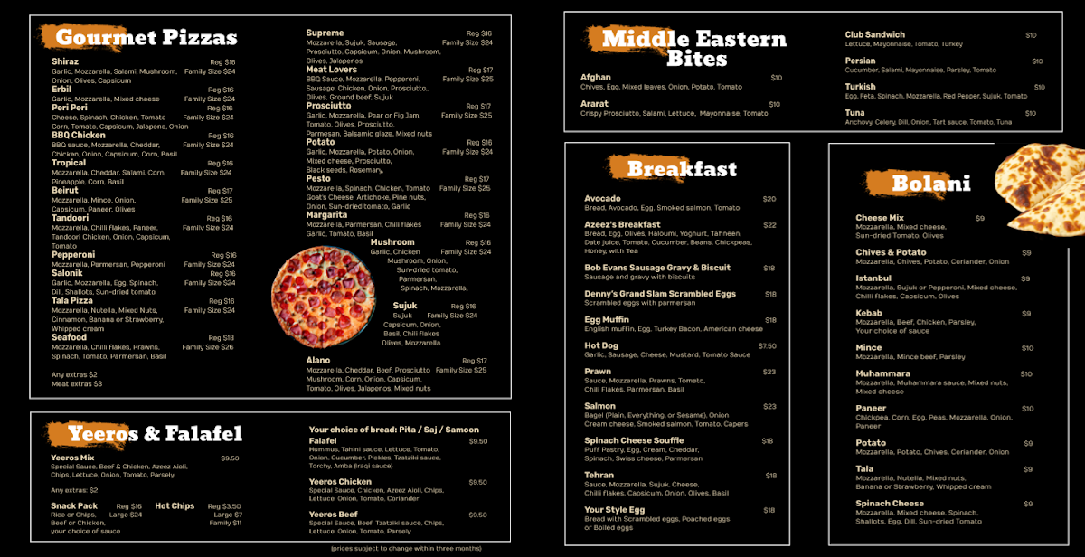Menu photo 1