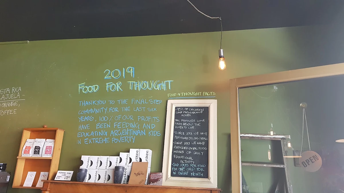 Menu, Sox Coffee