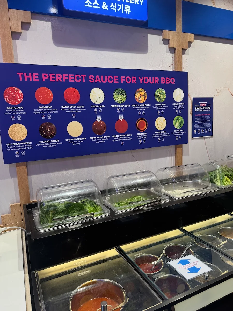 Menu, Seoul Garden Korean BBQ & Hot Pot Buffet - Chadstone Pavilion