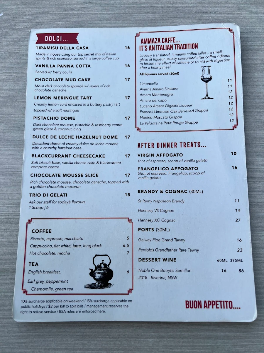 Menu, Eastbank Cafe.bar.pizzeria