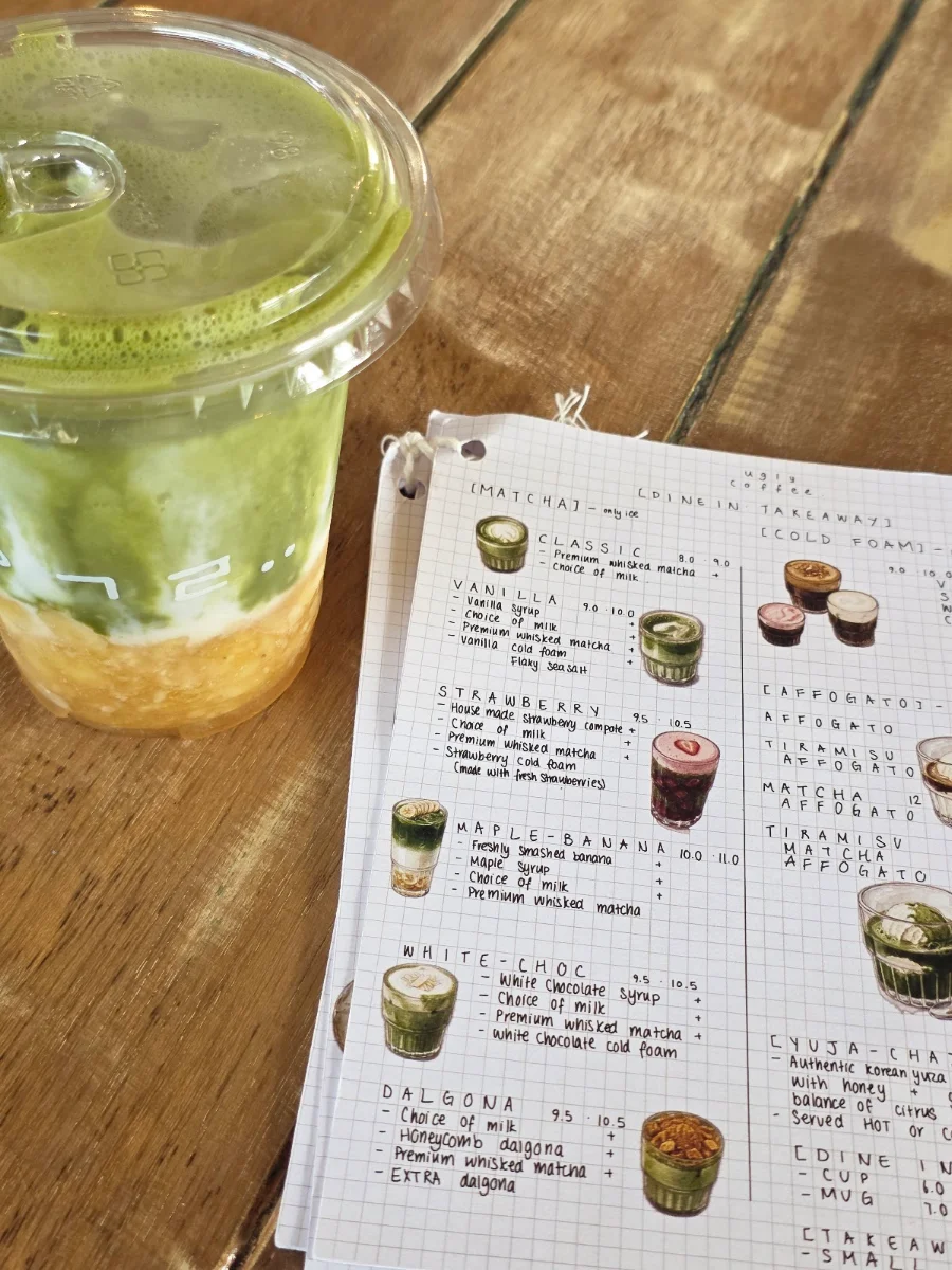 Menu, Ugly Coffee