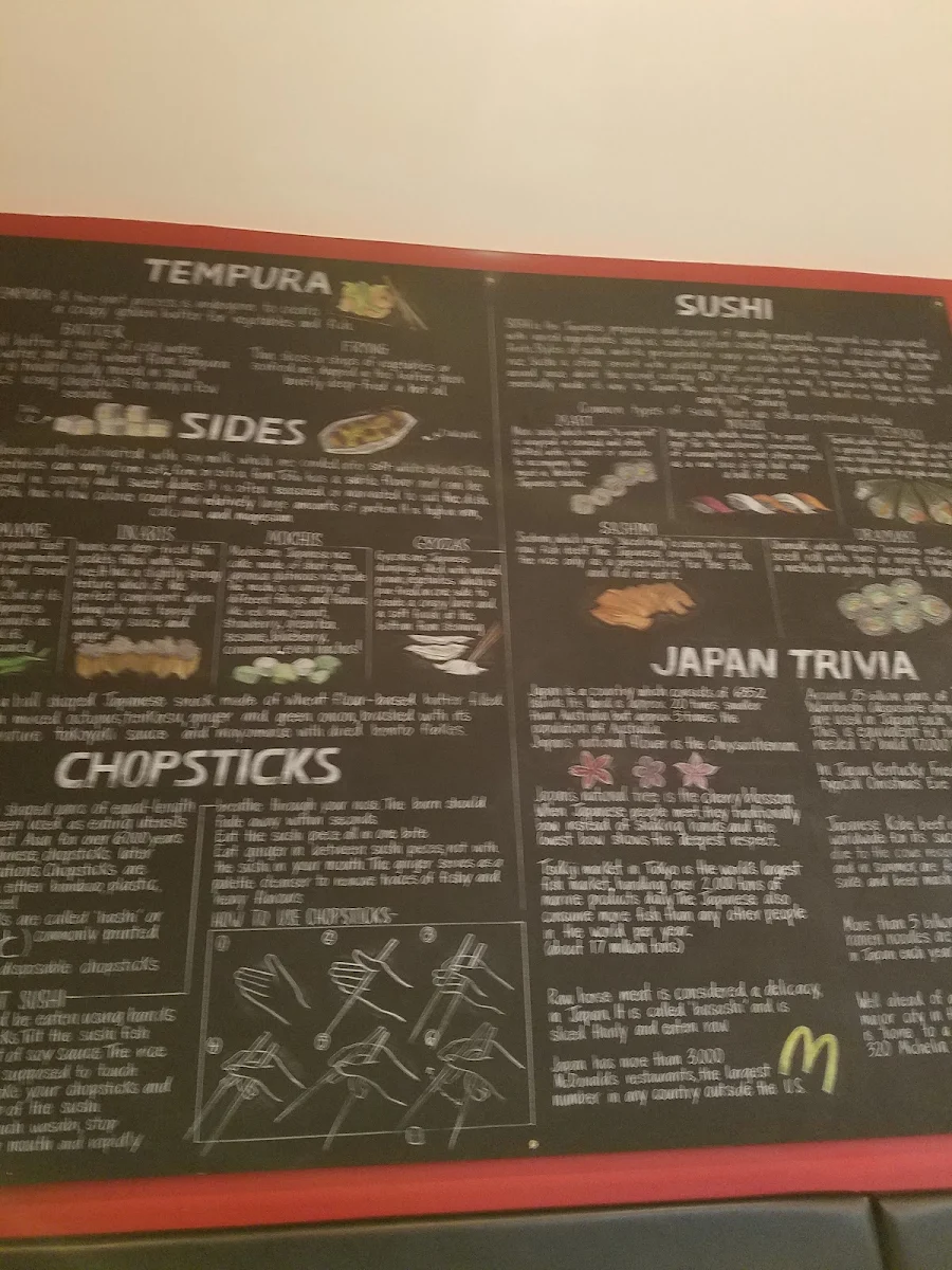 Menu, Zushibento