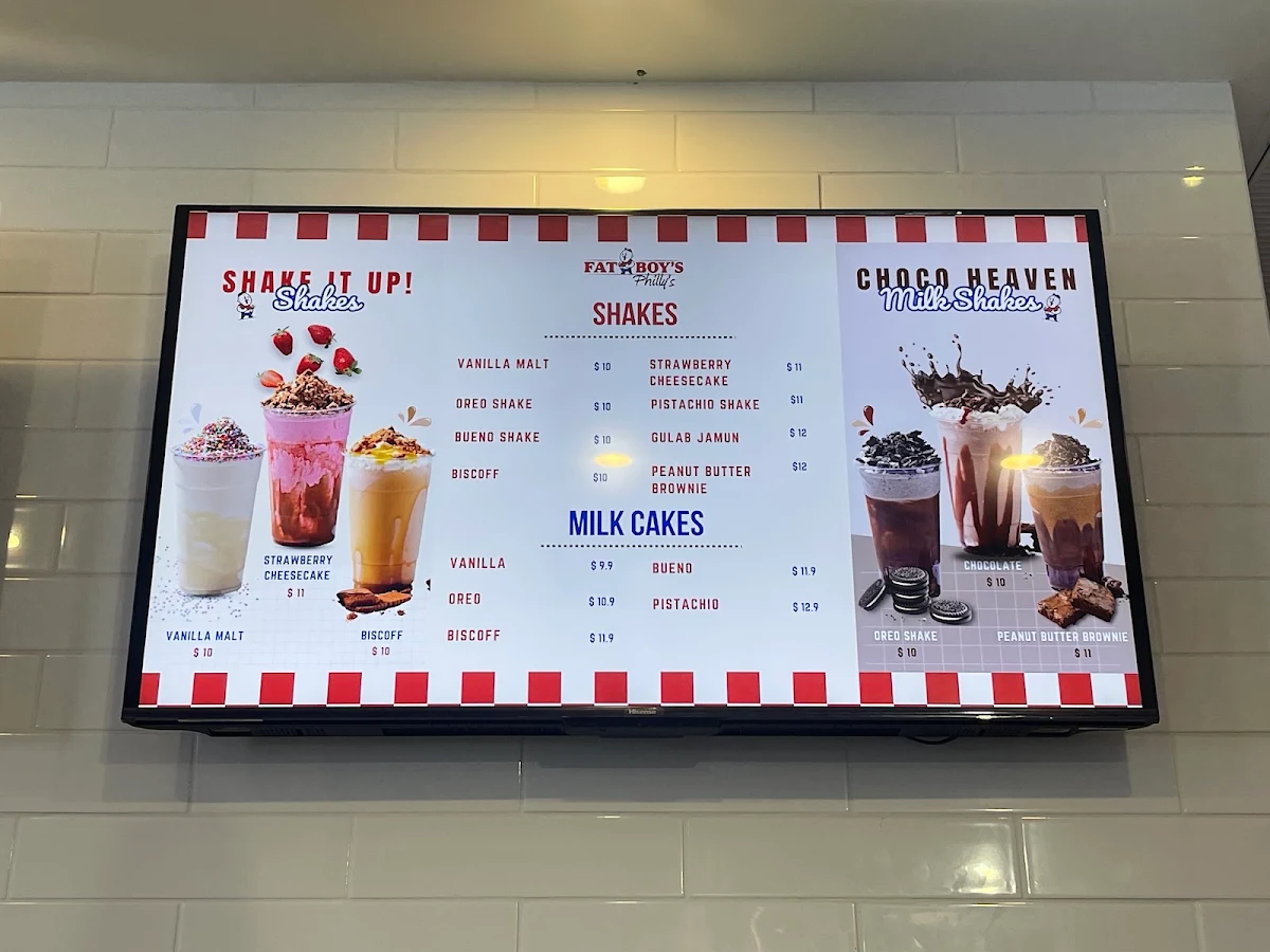 Menu, Fatboys Phillys