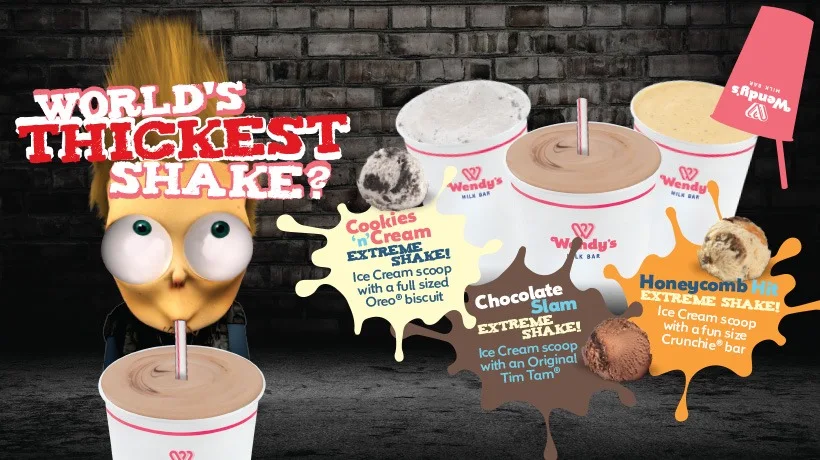 Menu, Wendy's Milk Bar