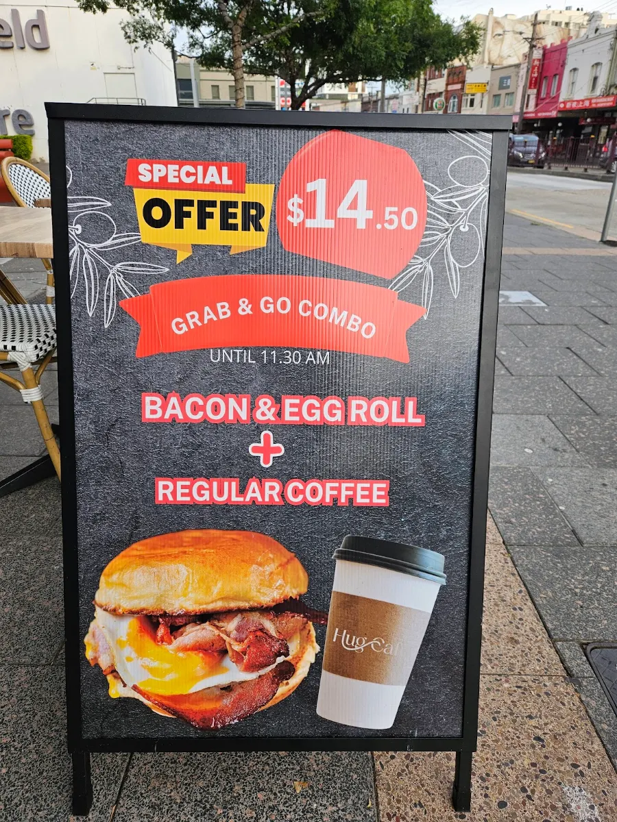 Menu, Hug Cafe