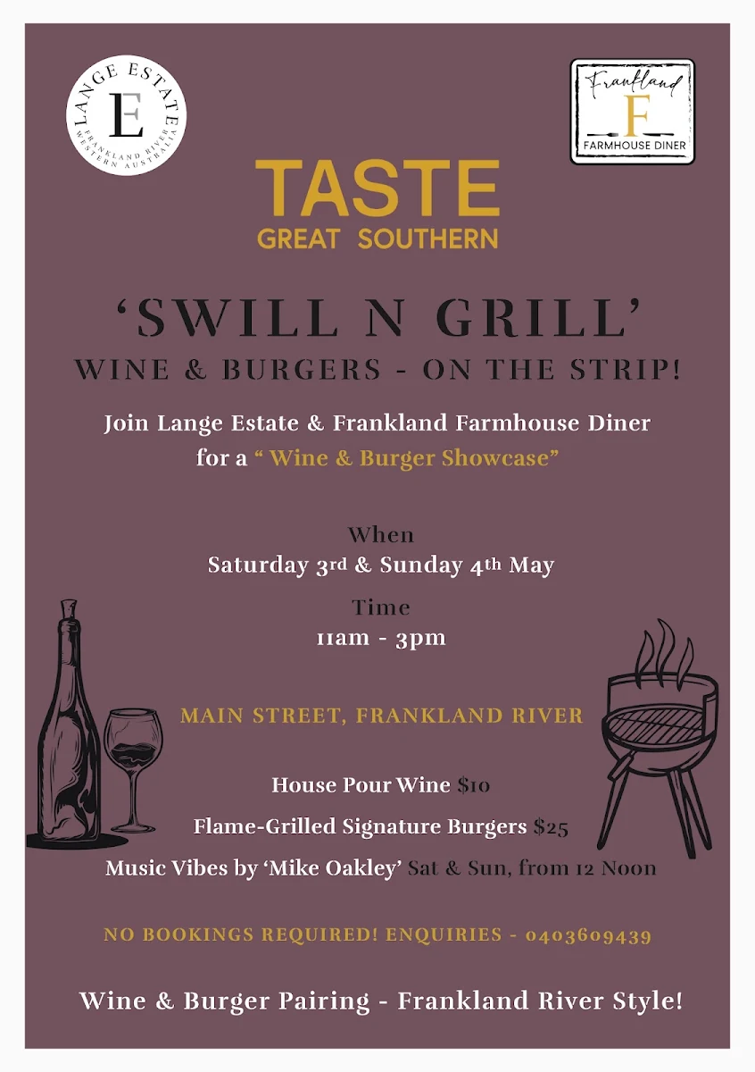 Menu, Frankland Farmhouse Diner