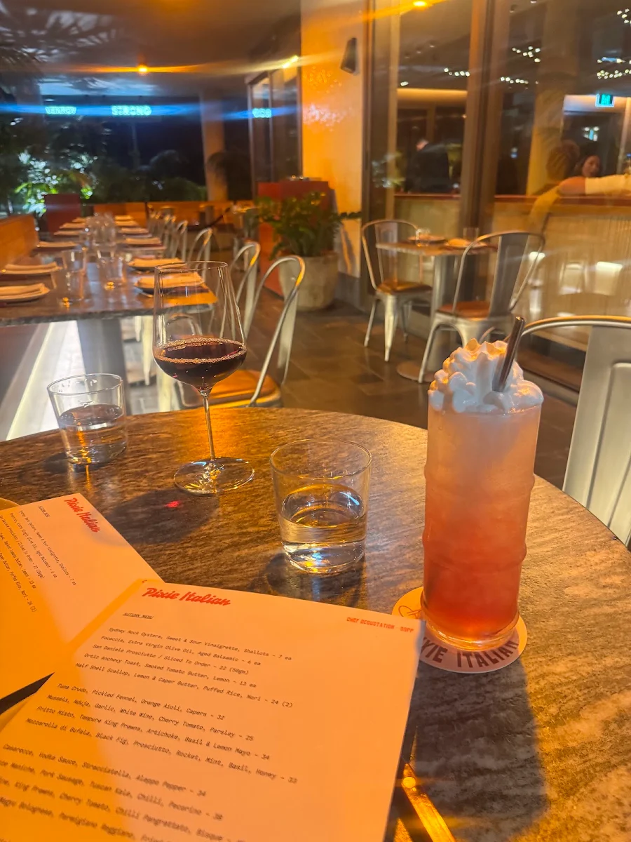 Menu, Pixie Italian