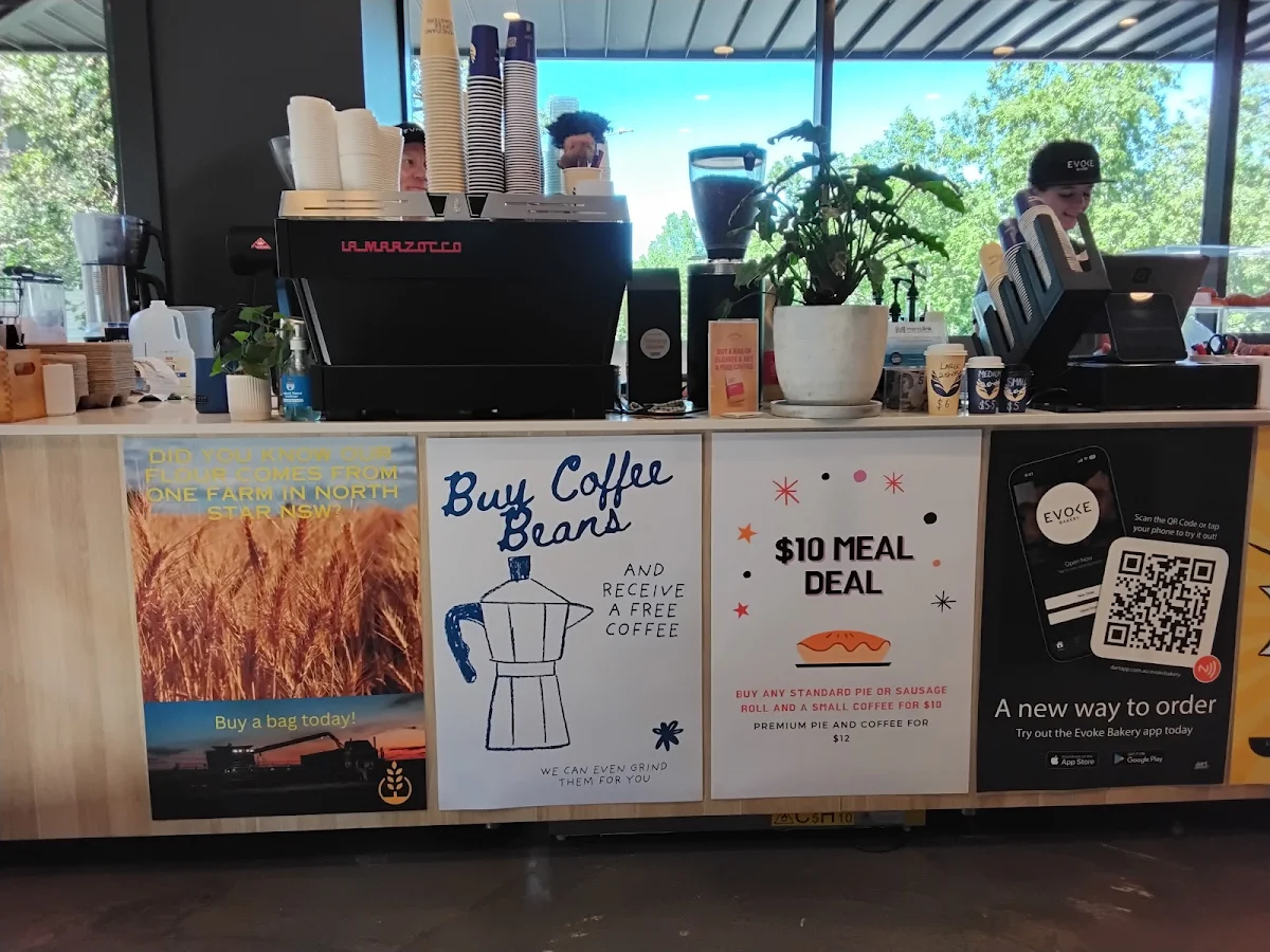 Menu, Evoke Bakery