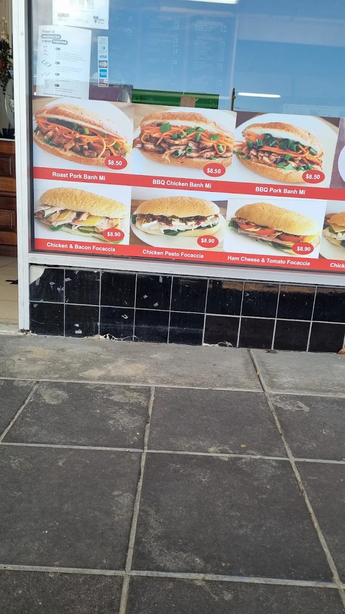 Menu, Ashwood Bakery