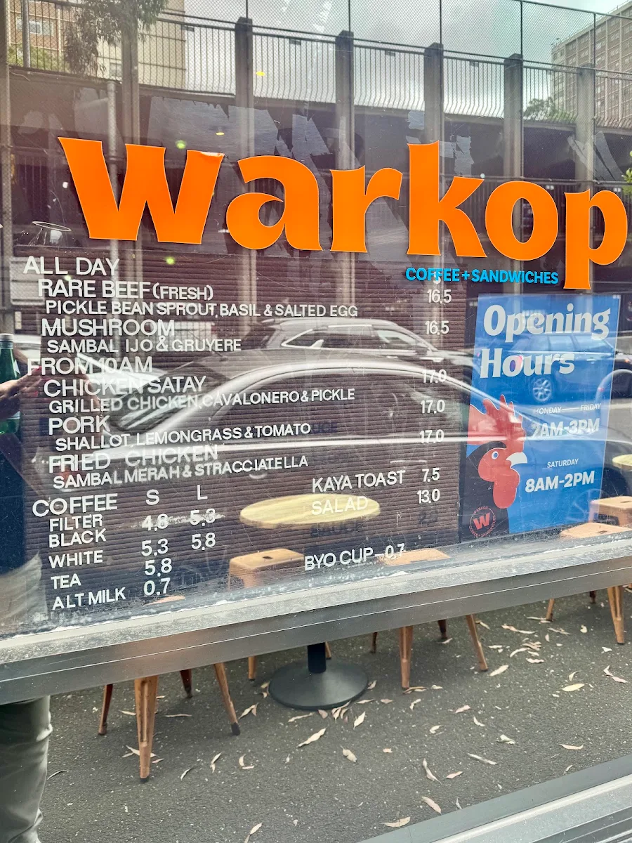 Menu, Warkop Richmond - Coffee & Sandwich