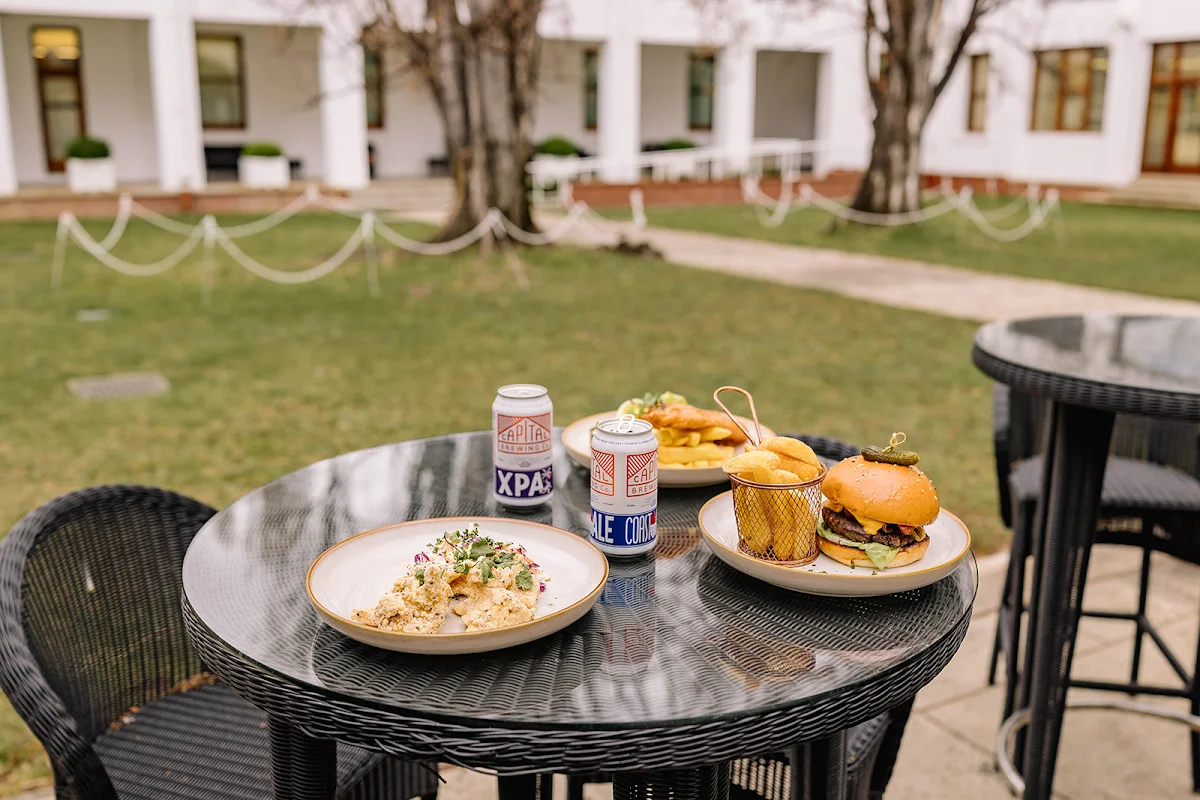 Courtyard Café at Old Parliament House cover