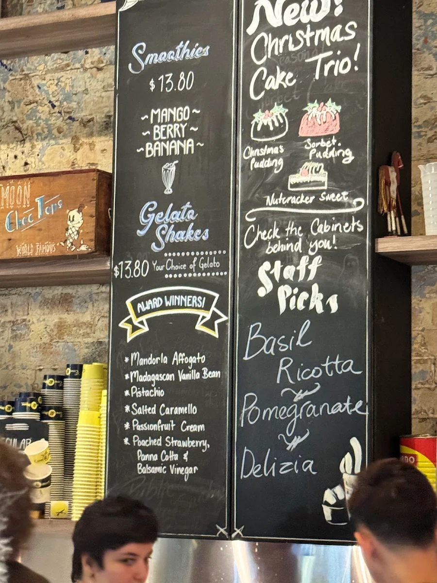 Menu, Cow & The Moon