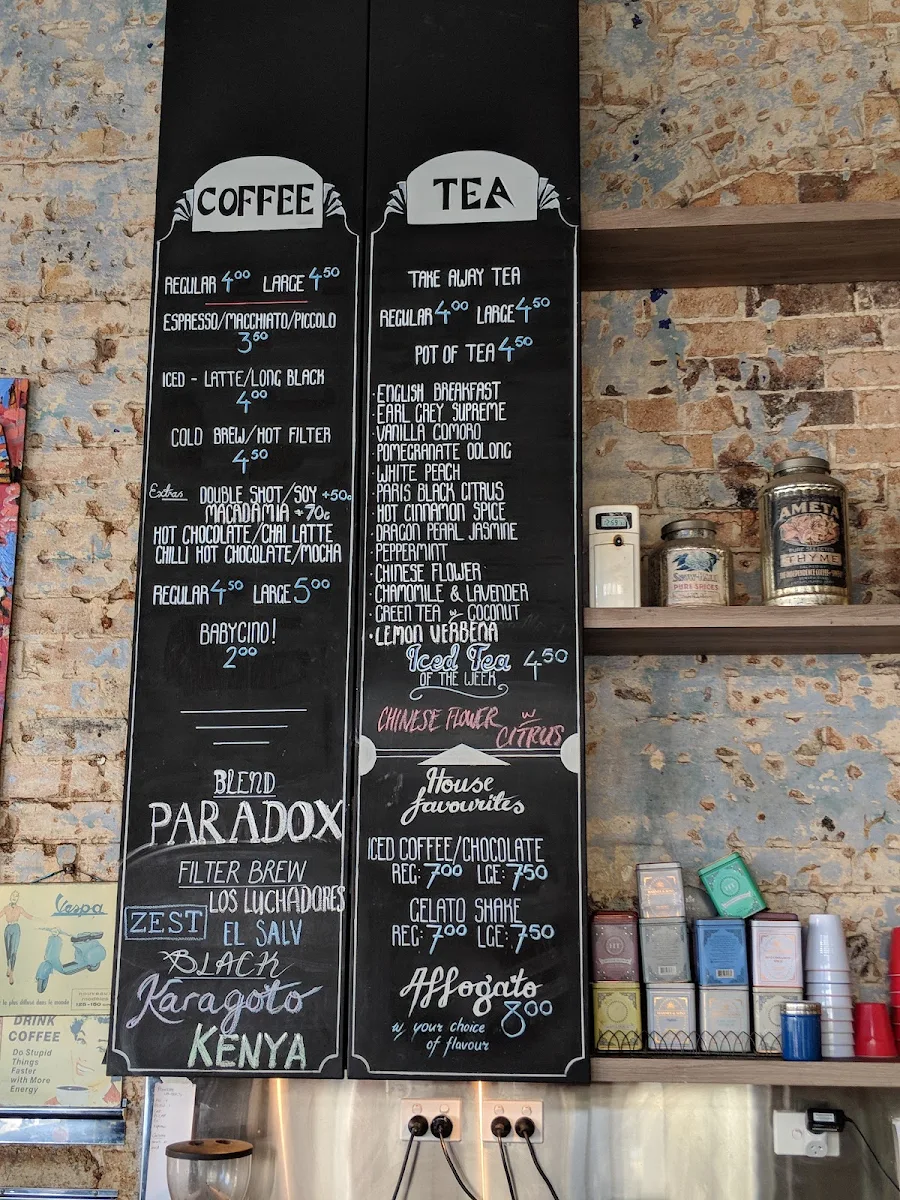 Menu, Cow & The Moon