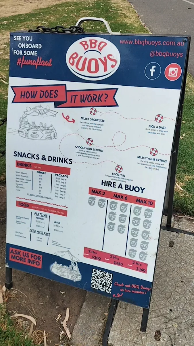 Menu, BBQ Buoys