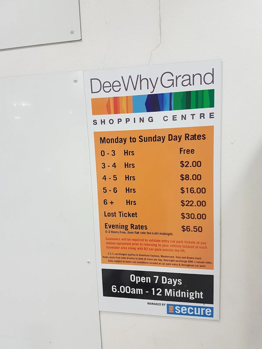Menu, Bakers Delight Dee Why Grand