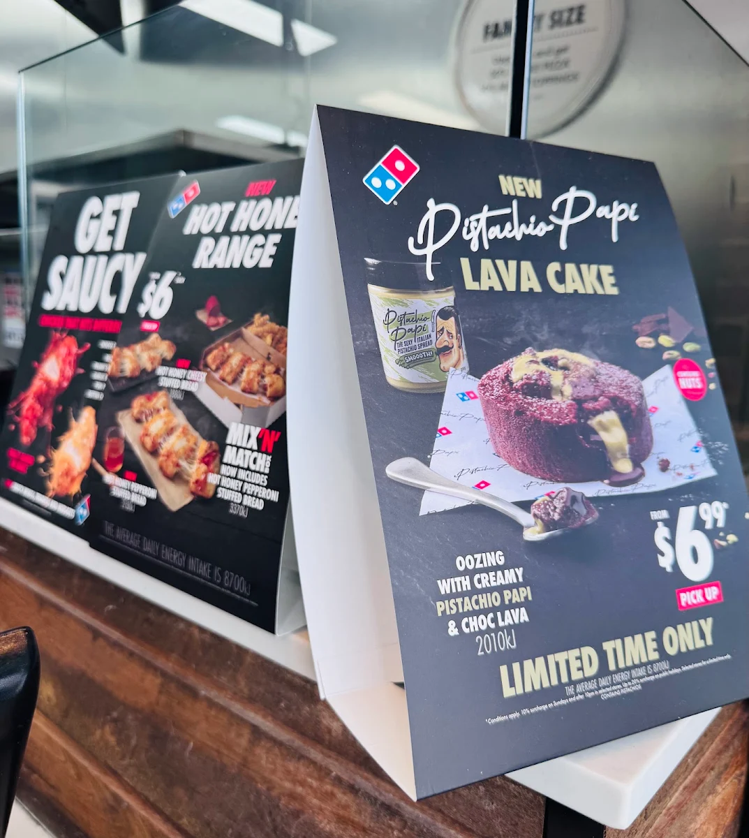 Menu, Domino's Pizza Malaga
