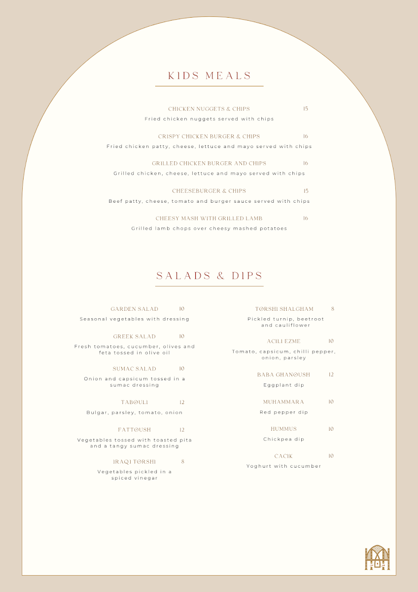 Menu, Heni & Meri