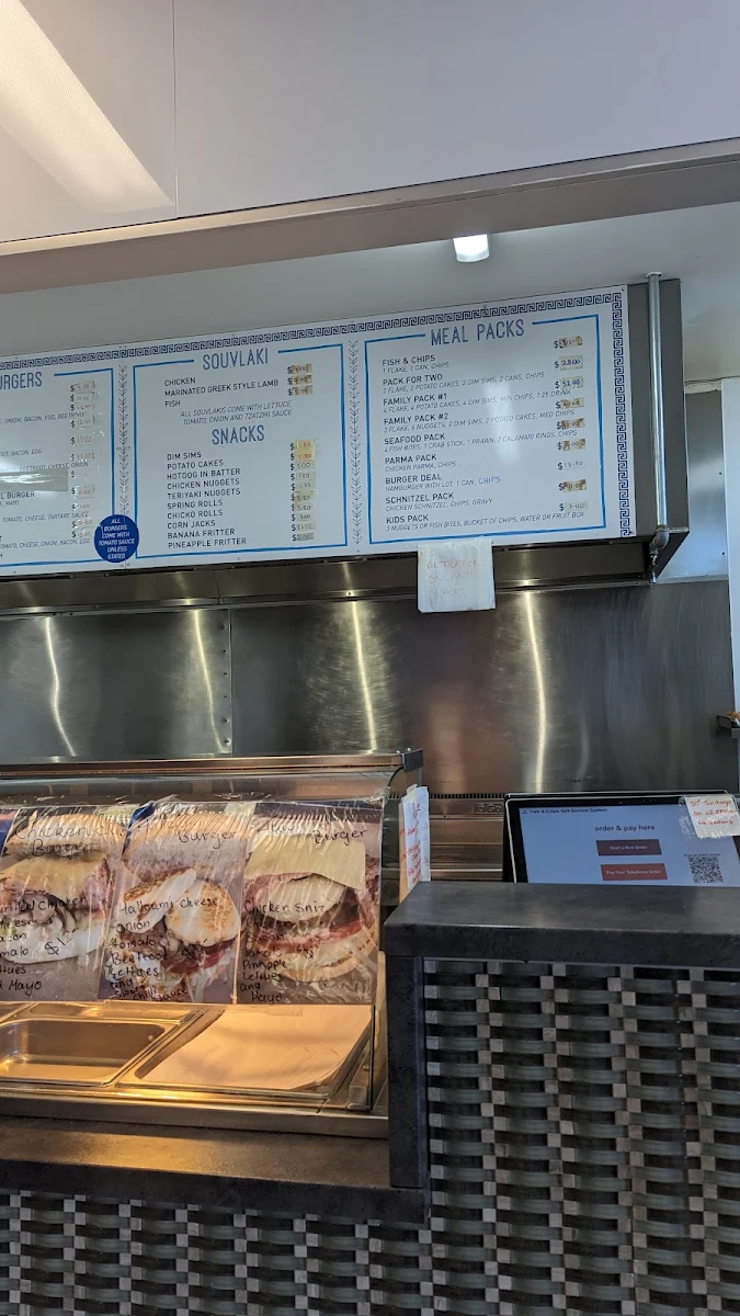 Menu, Ionian Fish and Grill Bar