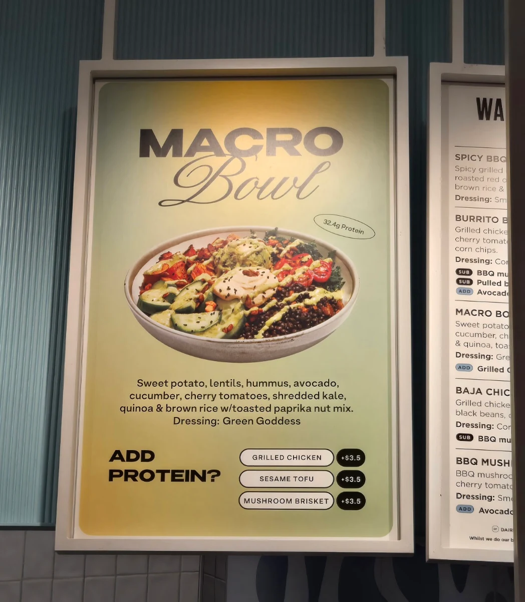 Menu, Cali Press Cafe & Breakfast Chatswood