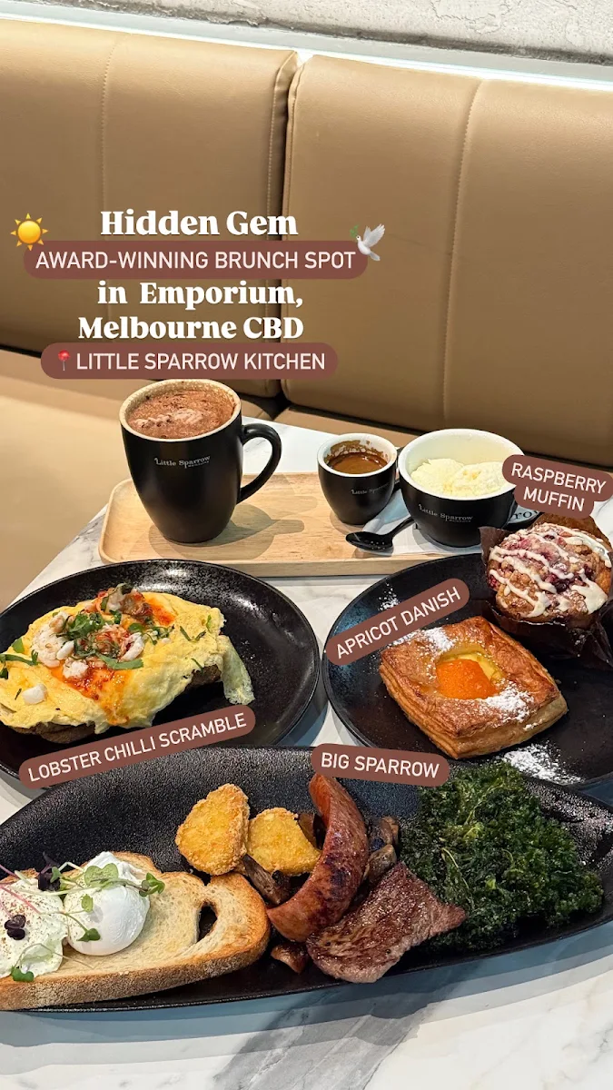 Menu, Sparrow Kitchen
