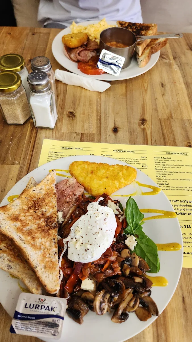 Menu, Jay's Food Emporium Coolangatta