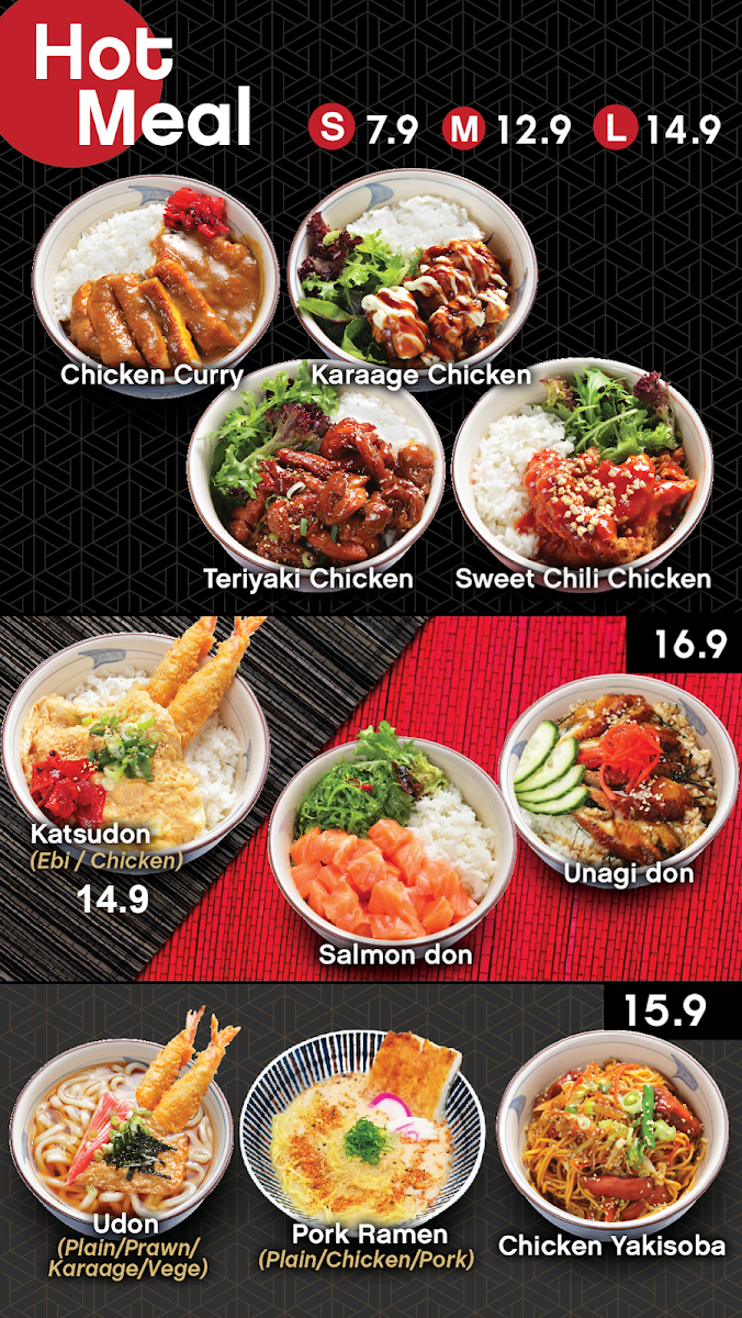 Menu, Say Sushi