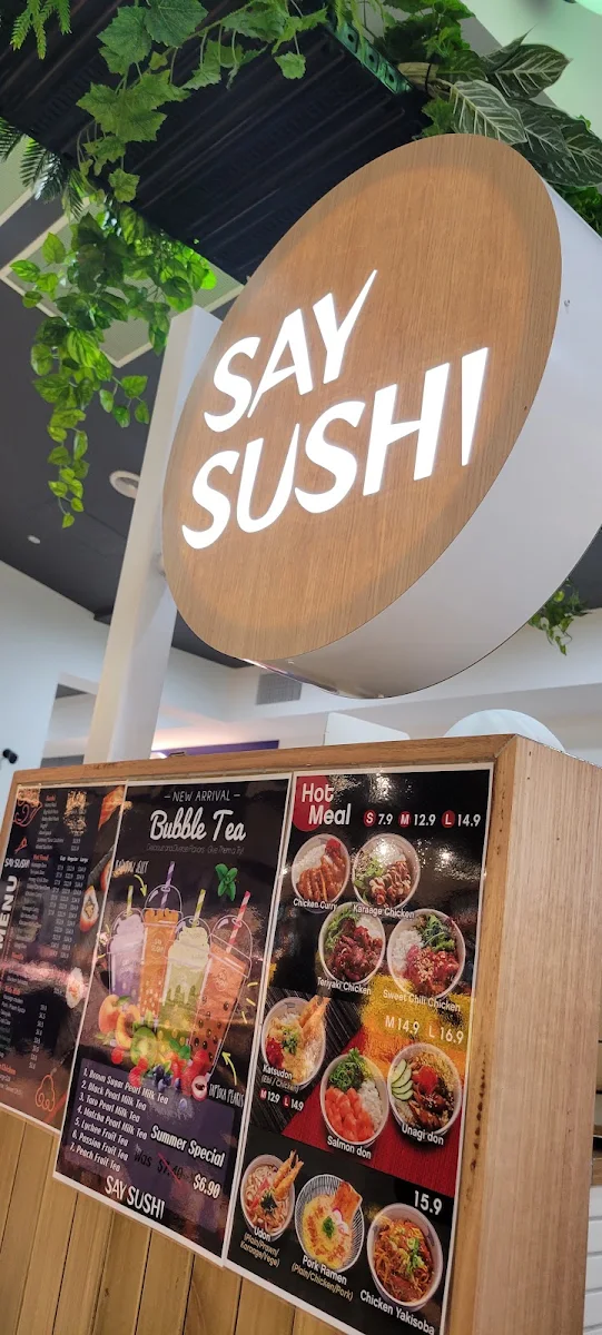 Menu, Say Sushi