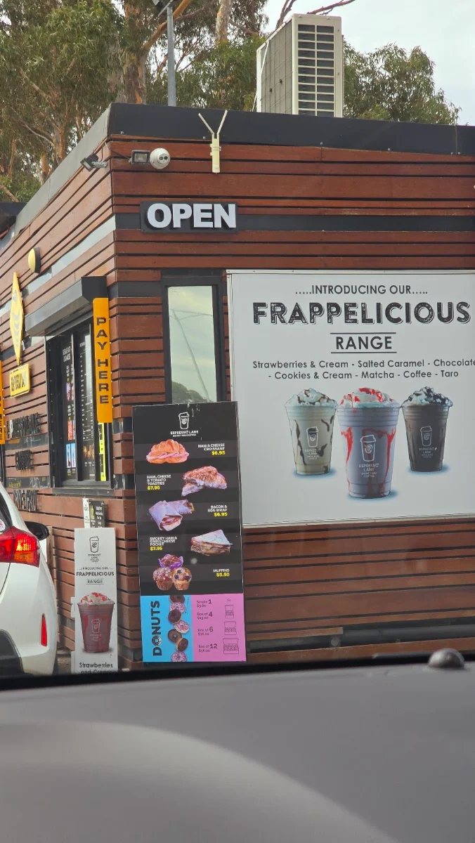 Menu, Espresso Lane Drive Thru Coffee Craigieburn