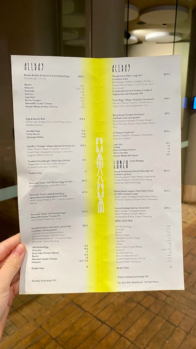Menu, KASKA Eatery & Cafe