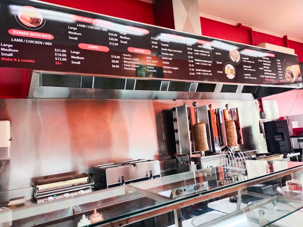 Menu, Afghan Kebab village