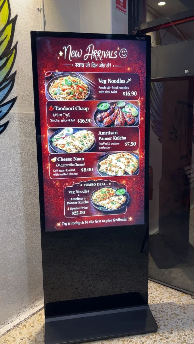 Menu, Indioz Indian Restaurant