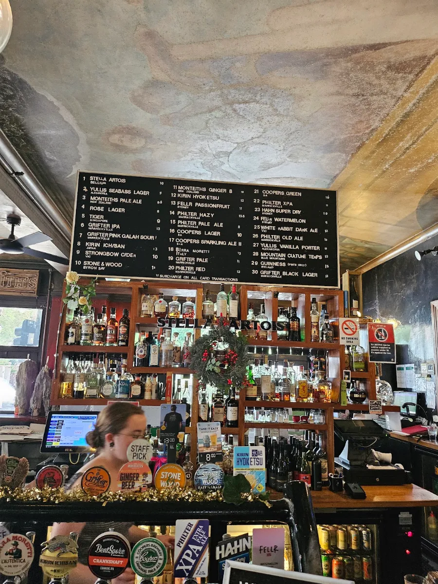 Menu, The Rose Hotel